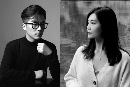 DOK创始人邓子(左)与合伙人鹤鹤(右)